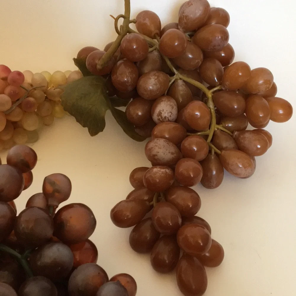 Lot #1–Three Bunches of Decorative grapes